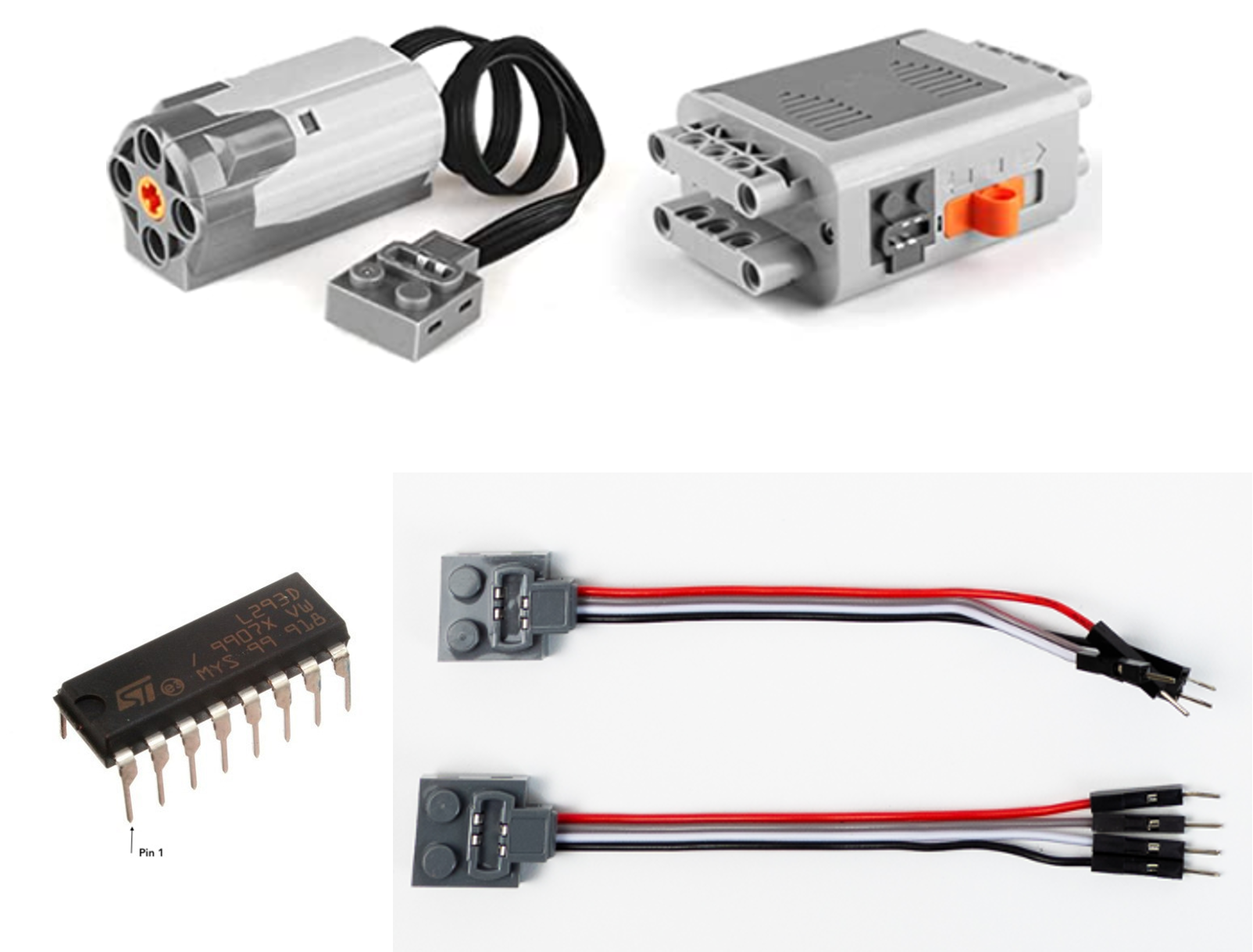 Start a Lego Motor Build with microbit